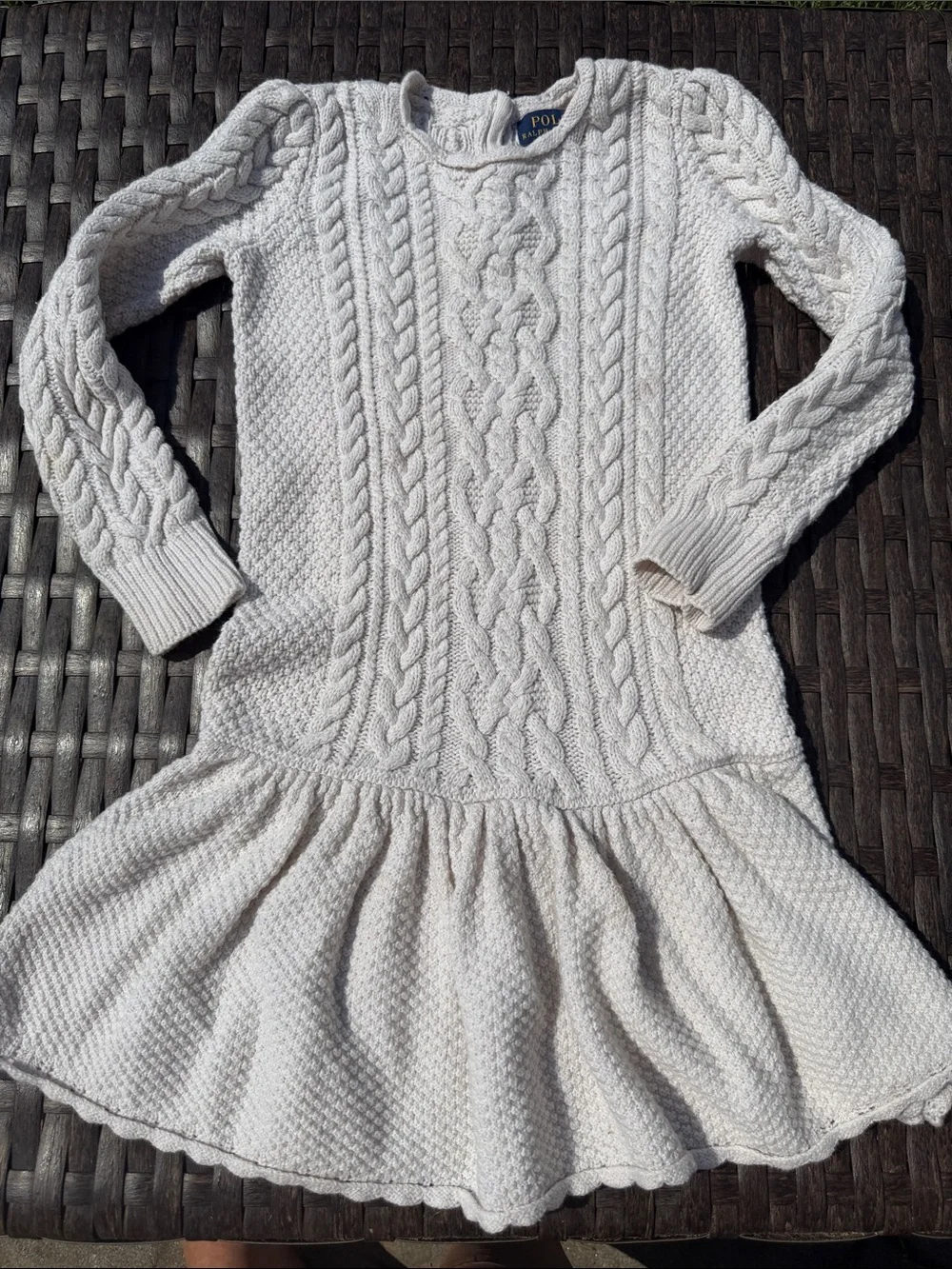 Ralph Lauren Cable Knit Sweater Dress